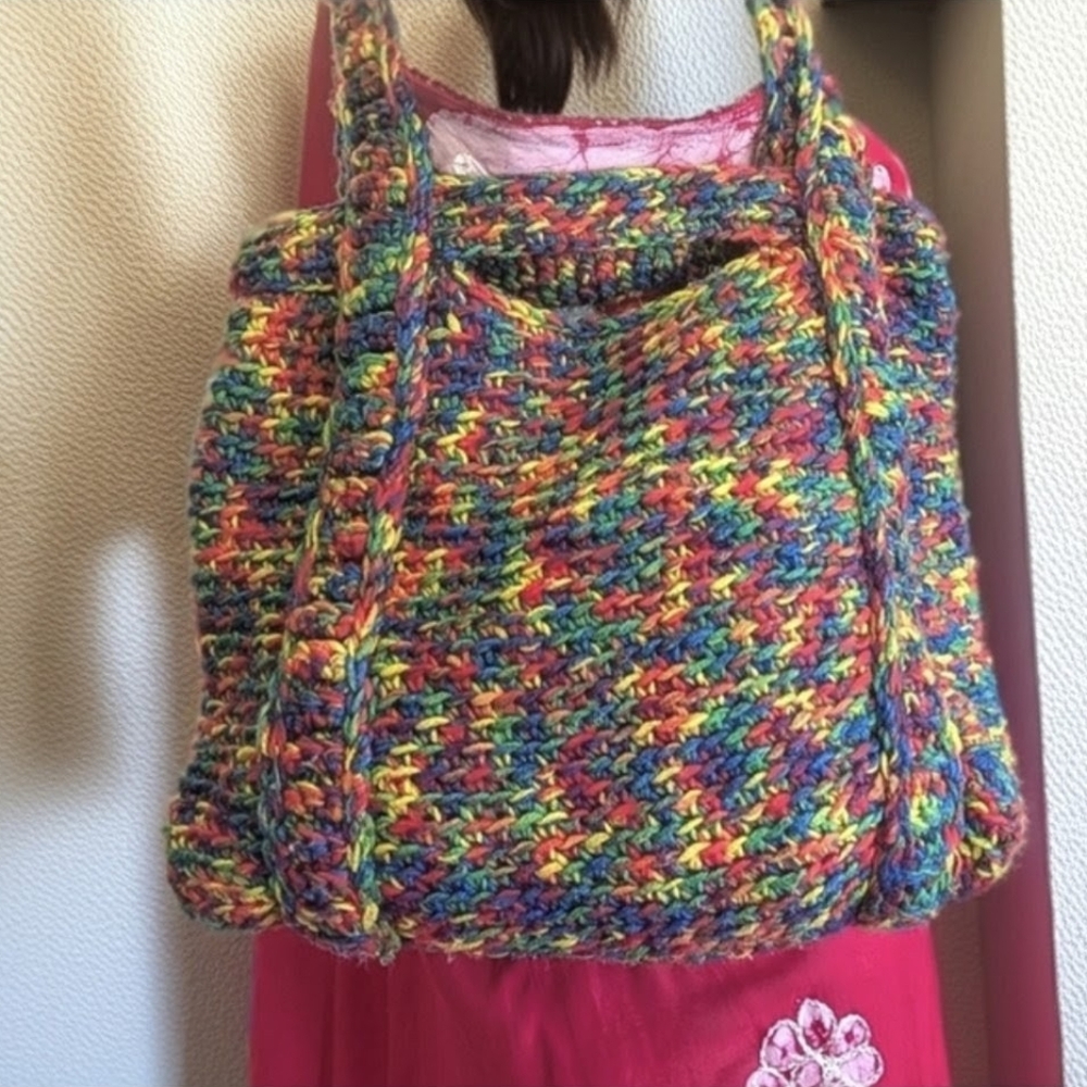 🆕Handmade Crochet Hobo Bag
